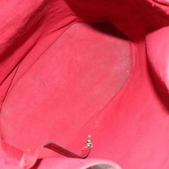 Authentic LOUIS VUITTON Epi Sac Depaule GM Shoulder Bag Red M80197 LV - Picture 3 of 16